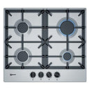 Neff T26DS49N0 60cm Gas Hob Stainless Steel Stainless Steel