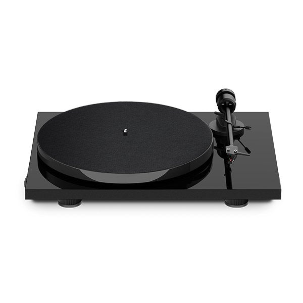 Pro-Ject Audio Systems E1 Plug and Play  Turntable with Built in Phono Stage Black Black