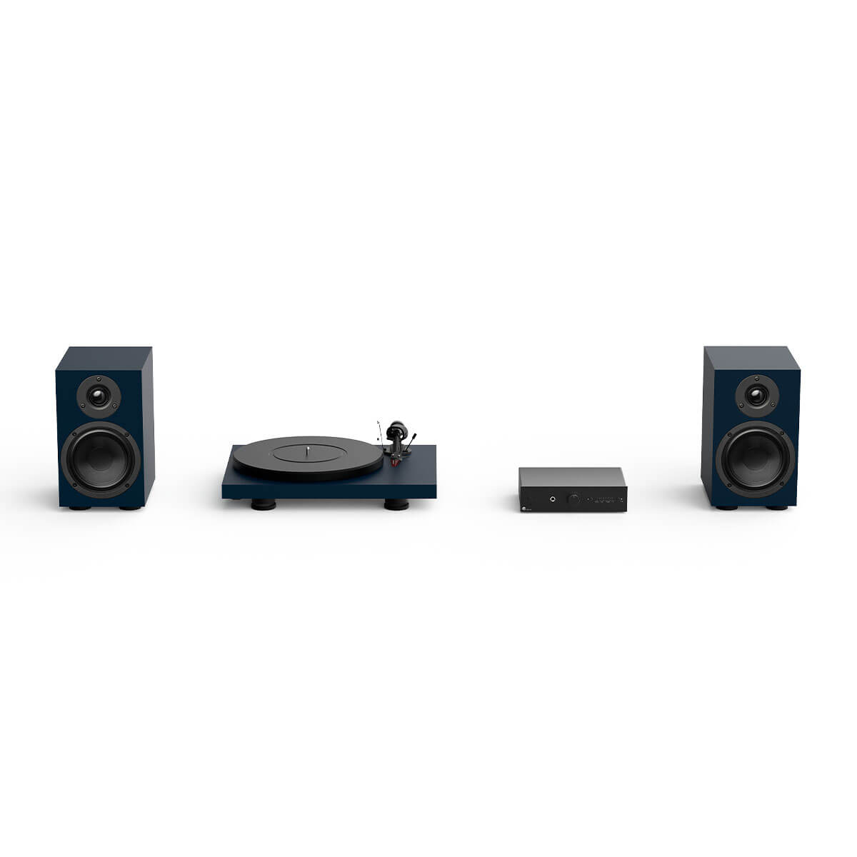 Pro-Ject Colourful Audio System Satin Blue Satin Steel Blue