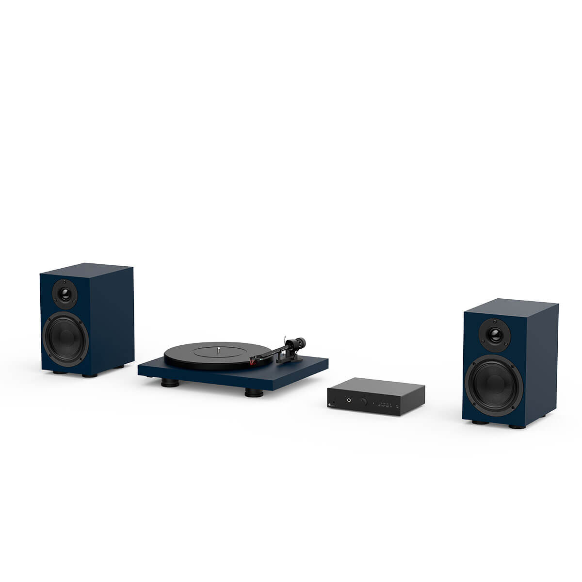 Pro-Ject Colourful Audio System Satin Blue Satin Steel Blue