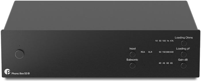Pro-Ject Phono Box S3 B Black Black