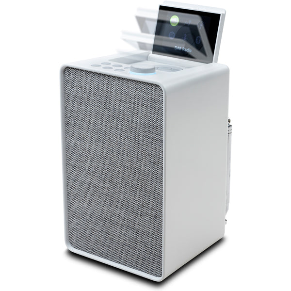 Pure Evoke Spot Compact Music System Cotton White White