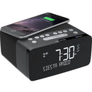 PURE Siesta Charge DAB+/FM & Blutooth with Qi Wireless Charging Pad In Graphite Black