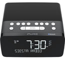 PURE Siesta Charge DAB+/FM & Blutooth with Qi Wireless Charging Pad In Graphite Black