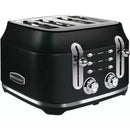 Rangemaster RMCL4S201BK Classic 4 Slice Toaster - Black Black