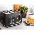 Rangemaster RMCL4S201BK Classic 4 Slice Toaster - Black Black