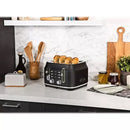 Rangemaster RMCL4S201BK Classic 4 Slice Toaster - Black Black