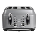 Rangemaster RMCL4S201GY Classic 4 Slice Toaster - Grey Grey