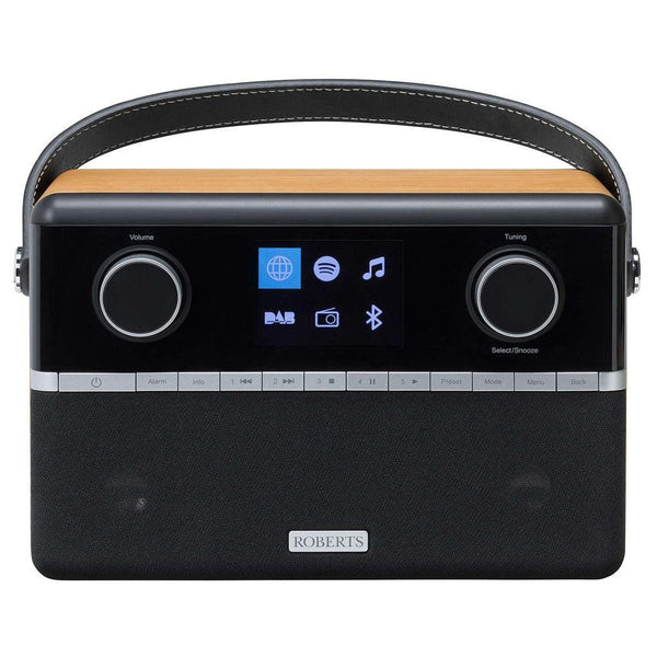 Roberts STREAM94I DAB DAB+ FM Internet Smart Radio with Bluetooth Black with Natural wood