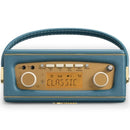 Roberts Revival Uno BT DAB DAB+ FM Radio with 2 alarms and line out in Teal Blue Bluetooth Teal Blue