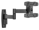 SANUS SF213-B2 Full-Motion Wall Mount for Screens up to 27inch, extends 13inch Black