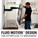 Sanus VLF728-B2 Advanced Full Motion Premium TV Mount for 42 inc to 90 inch TVs Black