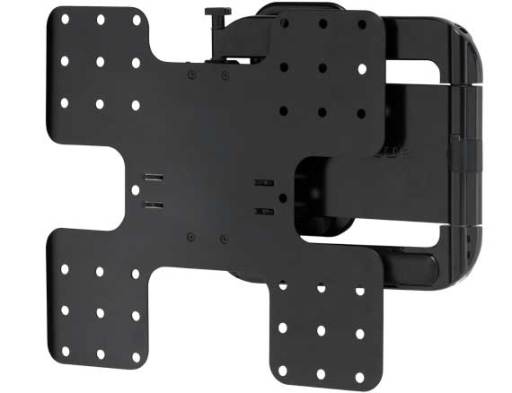 SANUS VMF322-B2 Super Slim Full-Motion Mount for 32inch – 50inch flat-panel TVs Black Black