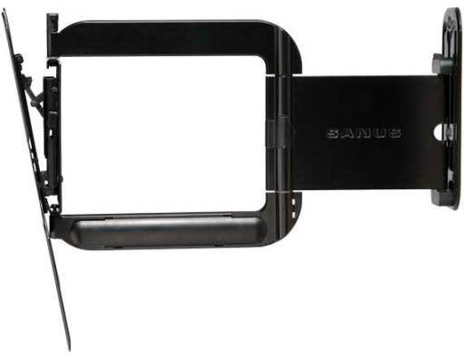 SANUS VMF322-B2 Super Slim Full-Motion Mount for 32inch – 50inch flat-panel TVs Black Black