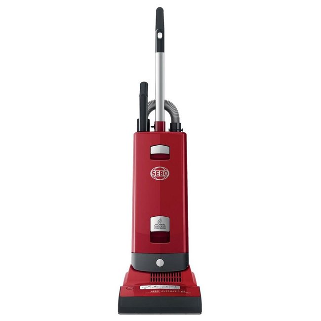 SEBO 91503GB Automatic X7 Red ePower Upright Vacuum Cleaner with Free 5 Year Guarantee Red