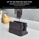 Shark IZ420UKT Stratos Cordless Stick Vacuum Cleaner - Up To 120 Minutes Run Time - Silver