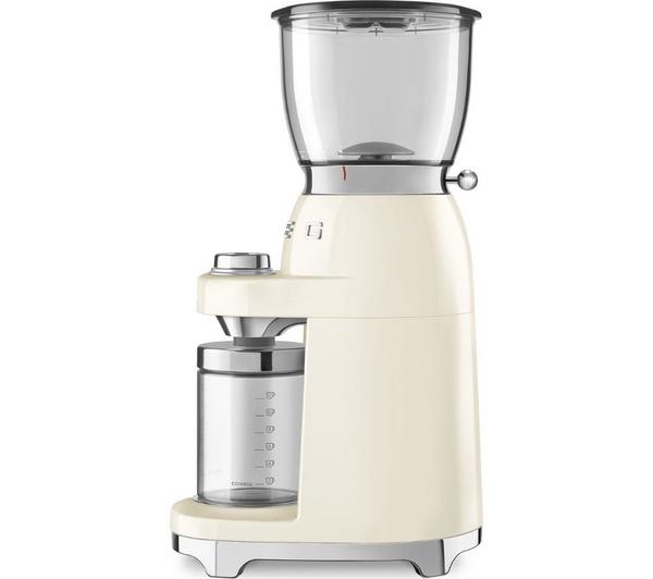 SMEG CGF01CRUK Coffee Grinder Cream Cream
