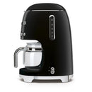 SMEG DCF02BLUK 50s Retro Style Drip Coffee Machine Black Black