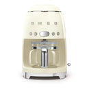 Smeg DCF02CRUK 50s Retro Style Drip Coffee Machine Cream Cream