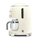 Smeg DCF02CRUK 50s Retro Style Drip Coffee Machine Cream Cream
