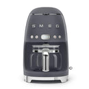SMEG DCF02GRUK 50s Retro Stye Drip Coffee Machine Slate Grey Grey