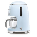 SMEG DCF02PBUK 50s Retro Style Drip Coffee Machine Pastel Blue Pastel Blue