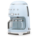 SMEG DCF02PBUK 50s Retro Style Drip Coffee Machine Pastel Blue Pastel Blue