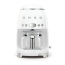 SMEG DCF02WHUK 50s Retro Style Drip Coffee Machine White White