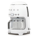 SMEG DCF02WHUK 50s Retro Style Drip Coffee Machine White White