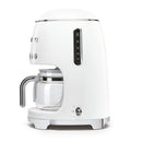 SMEG DCF02WHUK 50s Retro Style Drip Coffee Machine White White