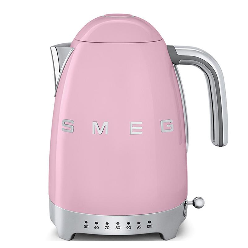 SMEG KLF04PKUK 50s Retro Style Jug Kettle Pink Pink