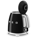 SMEG KLF05BLUK 50s Retro Style Mini Kettle Black Black