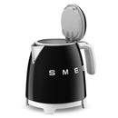 SMEG KLF05BLUK 50s Retro Style Mini Kettle Black Black