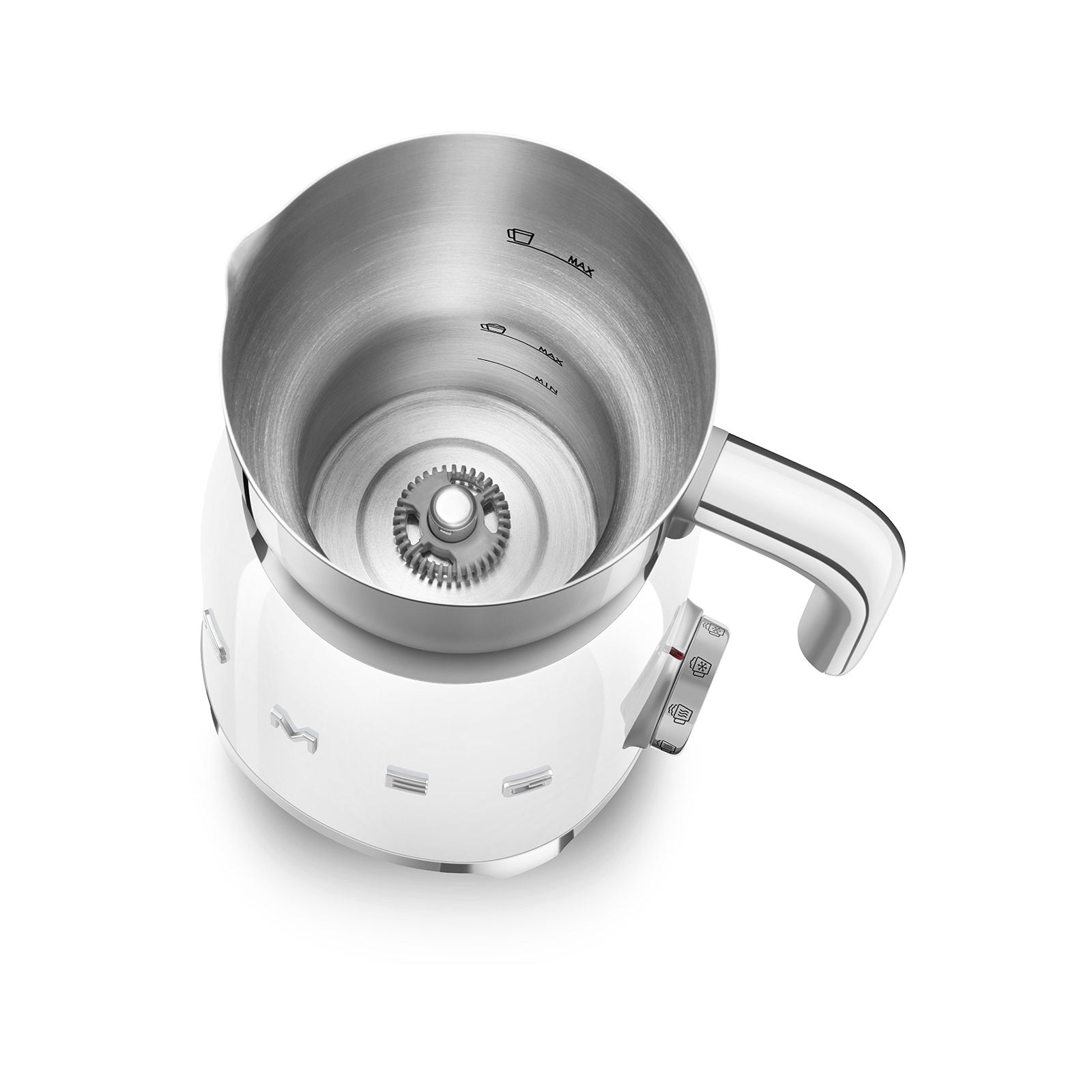 SMEG MFF11WHUK 50s Retro Style Milk Frother White White