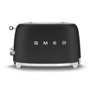SMEG TSF01BLMUK 50s Retro Style 2 Slice Toaster Matte Black Matte Black