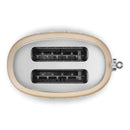 SMEG TSF01CHMUK 50s Retro Style 2 Slice Toaster Matte Champagne Matte Champagne