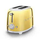 SMEG TSF01GOUK 50s Retro Style 2 Slice Toaster Gold Gold