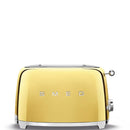 SMEG TSF01GOUK 50s Retro Style 2 Slice Toaster Gold Gold