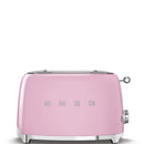 SMEG TSF01PKUK 50s Retro Style 2 Slice Toaster Pink Pink