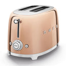 SMEG TSF01RGUK 50s Retro Style 2 Slice Toaster Rose Gold Rose Gold