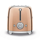 SMEG TSF01RGUK 50s Retro Style 2 Slice Toaster Rose Gold Rose Gold