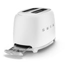 SMEG TSF01WHMUK 50s Retro Style 2 Slice Toaster Matte White Matte White