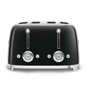 SMEG TSF03BLUK Four Slice Toaster in Black Black