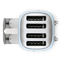 SMEG TSF03PBUK Four Slice Toaster in Pastel Blue Pastel Blue