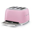 SMEG TSF03PKUK Four Slice Toaster in Pink Pink