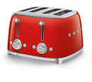 SMEG TSF03RDUK Four Slice Toaster in Red Red