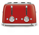 SMEG TSF03RDUK Four Slice Toaster in Red Red