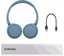 Sony WHCH520L Wireless Headphones Blue Blue