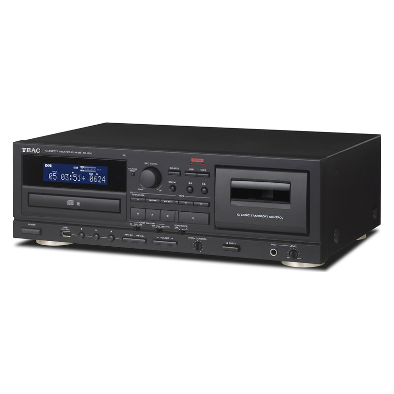 Teac AD-850 SE CD player Cassette USB Black