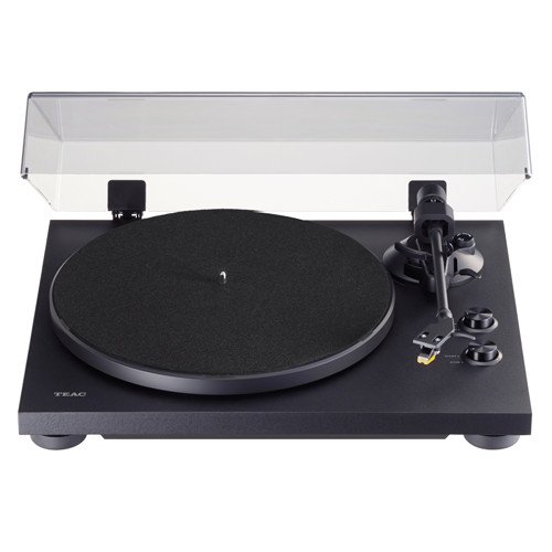 TEAC TN-280BT-A3 2-speed Analog Turntable with Phono EQ and Bluetooth In Black Black